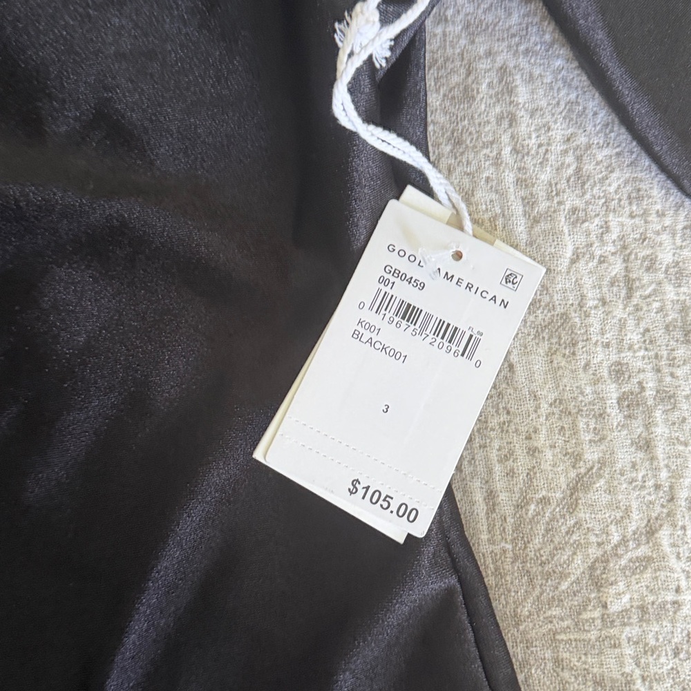 Good American Black Long Sleeve Bodysuit - Picture 2 of 4
